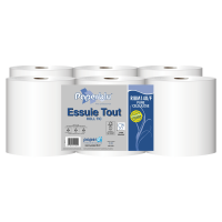 Handtuchrollen,140 m lang,weiß, 6 Rollen