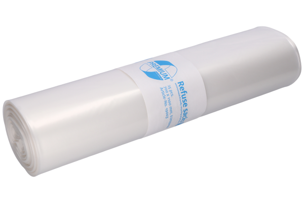 Deiss Müllsäcke 700x1100mm 120 Liter, Typ 80 Reg. transparent