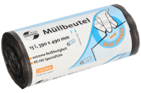 Deiss Müllbeutel  390x500mm ca 15 l grau HDPE 50...
