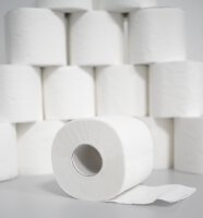 Toilettenpapier 8x250 Blatt 3-lagig, Zellstoff, hochweiß