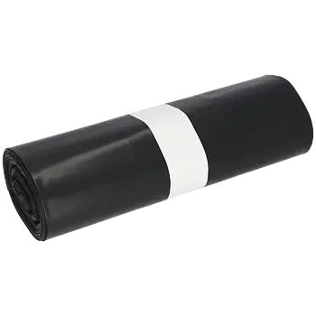 PREMIUM - Abfallsäcke aus Recycling-LDPE 70 l, 575x1000x0,1 mm, schwarz