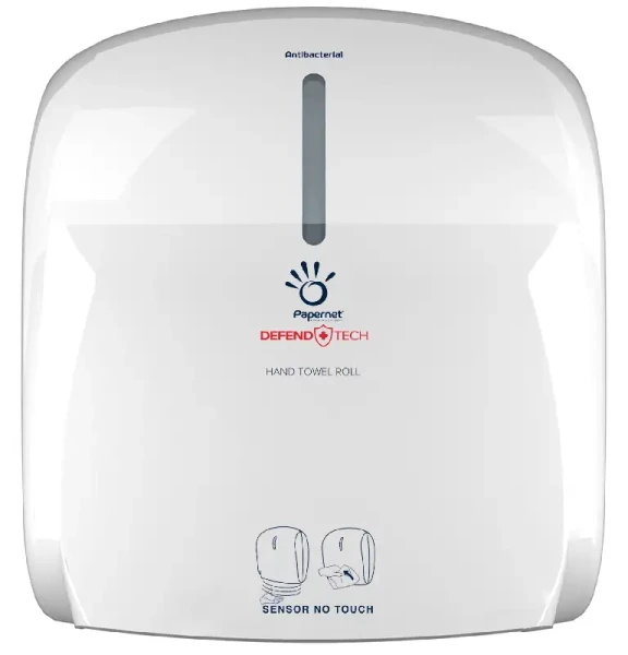 Papernet Sensor Mini Spender mit Defend Tech Technologie, weiss