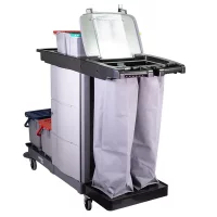 MatriX - Box Verschließbarer Reinigungswagen inkl....