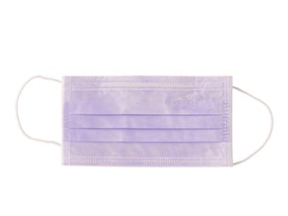Einmal-Mundschutz lila 3-lagig
