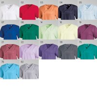 Schlupfkasack Kurzarm Damen Weiß Gr. XL