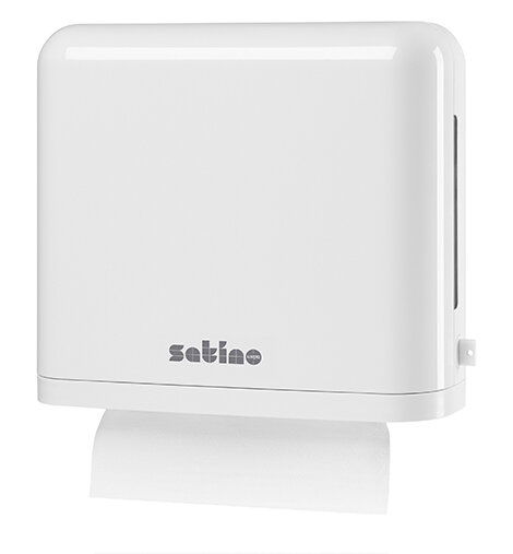 Satino Falthandtuchspender Interfold klein - Weiß