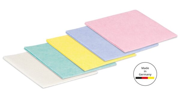 Allzweckvliestuch ca. 140 g/m², 38x38 cm, lose, 1/4 Faltung, grün