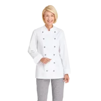 Kochjacke, langarm Damen weiß Gr. 42