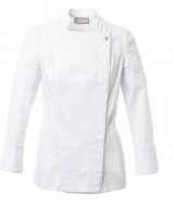 STARRED LADY Kochjacke für Damen weiß Gr. M