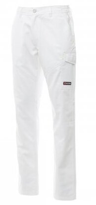 WORKER PRO Unisex-Hose weiß Gr. XL