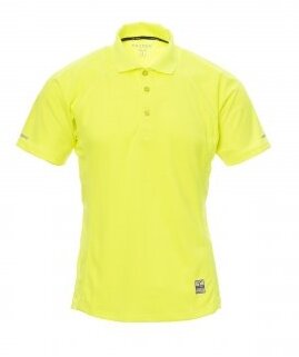 TRAINING Herren-Poloshirt fluogelb Gr. L