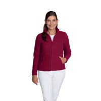 Fleecejacke Langarm, Damen beere Gr. L