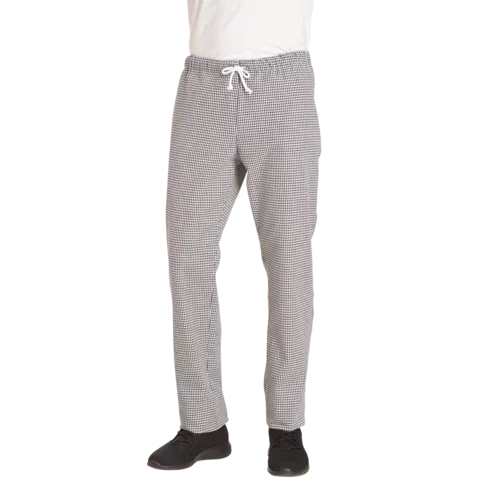 Koch-/Bäckerhose Unisex schwarz/weiß Gr. M