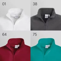 Fleecejacke Langarm, Damen weiß Gr. S