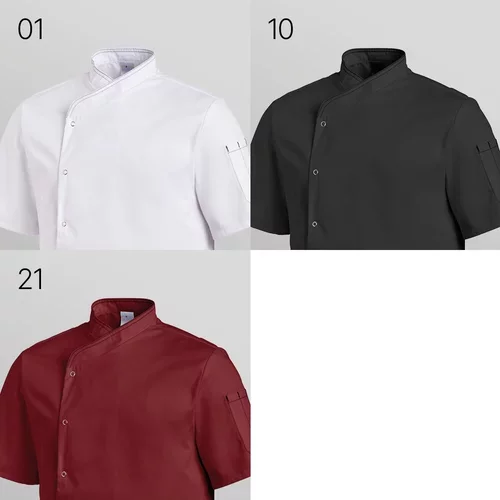 Kochjacke Kurzarm, Herren weiß Gr. 54