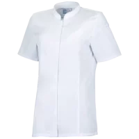 Kochhemd kurzarm, Damen weiß Gr. M
