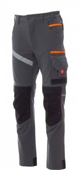 NEXT 4W Summer 4-Way-Stretch-Unisex-Hose rauchgrau/schwarz Gr. 54