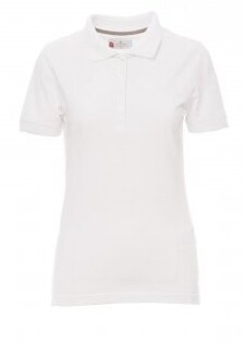 VENICE LADY Tailliertes Damen-Poloshirt weiß Gr. L