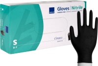 Nitril-Handschuh Classic, Puderfrei, schwarz, Gr. S, 100...