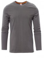 PINETA Herren-Langarmshirt Gr. L rauchgrau