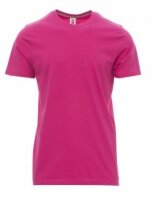 SUNSET Herren-T-Shirt fuchsia Gr. XL