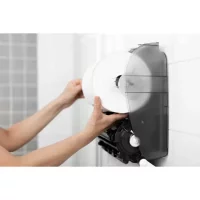 Katrin System Handtuchrollenspender mit PUSH-Taste, Weiß