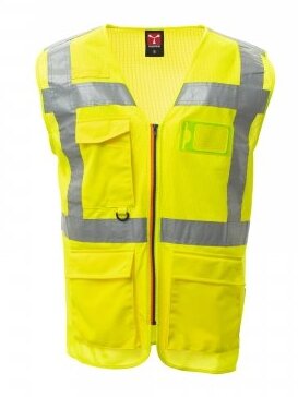 Weste Extra Mesh gelb Gr. S