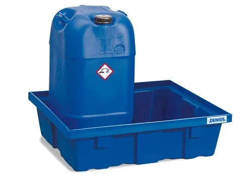 Kleingebindewanne classic-line aus Polyethylen (PE), ohne Gitterrost, 60 Liter, 645 x 795 x 210 mm