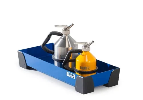 Kleingebindewanne classic-line aus Stahl, lackiert, o. Lochblech, 7 Liter, 250 x 600 x 95 mm