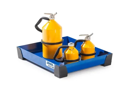 Kleingebindewanne classic-line aus Stahl, lackiert, o. Lochblech, 15 Liter, 500 x 600 x 95 mm