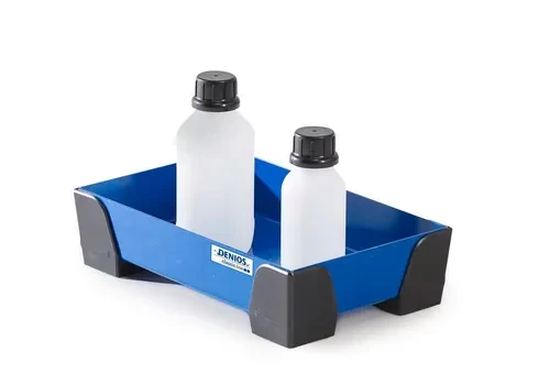 Kleingebindewanne classic-line aus Stahl, lackiert, o. Lochblech, 5 Liter, 250 x 400 x 95 mm