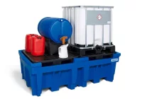 Auffangwanne classic-line aus Polyethylen (PE) für 2...