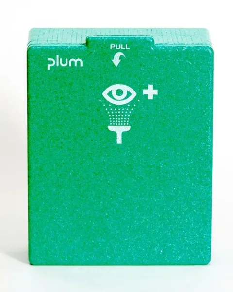 Wandbox mit Augenspülflaschen DUO, 1 x 500 ml ph-neutral, 1 x 500 ml 0,9%ige Kochsalzlösung