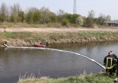 DENSORB Ölbindemittel Ölsperren zur Eingrenzung und Aufnahme von Öl auf Wasser, 3 m x 20 cm, 4 Stück