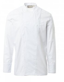 STARLIGHT MESH Kochjacke für Herren weiß Gr. L