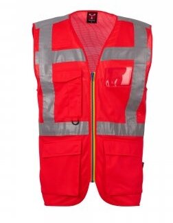 EXTRA MESH Warnweste rot Gr. 3XL mit Reflektion Securitas