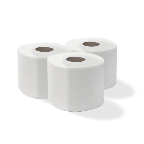 Toilettenpapier VE = 8x8 Rollen á 250 Blatt 2-lagig weiß