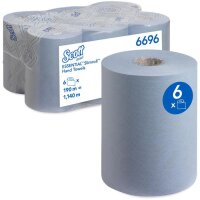 SCOTT Essential Slimroll Handtuchrolle 1-lagig blau 190m...