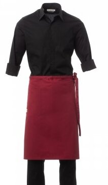 MARKET Unisex-Multifunktionsschürze bordeaux