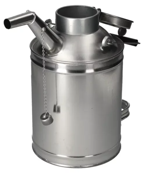 Ölvorratskanne aus Weißblech, 5 Liter Volumen