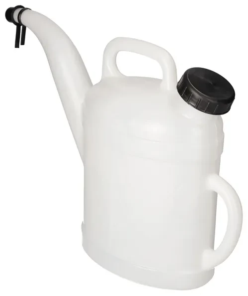 Ölkanne aus PE mit Skala und Schraubdeckel, 6,0 Liter Volumen