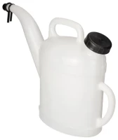 Ölkanne aus PE mit Skala und Schraubdeckel, 6,0 Liter Volumen