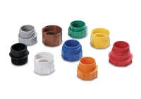 Gewindeadapter von 2" fein (l) auf 2" Mauser grob (A), blau