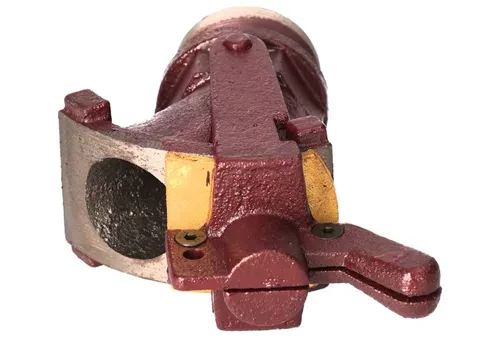 Fasshahn aus Grauguss mit Messingverschlussplatte, 2" Gewinde-Ø