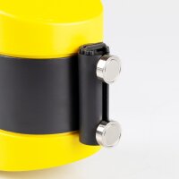 Magnetisches Absperrband gelb-schwarz, Länge 4,6m