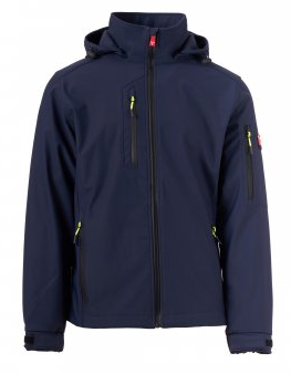 CREEK PAD Wattierte Herren-Softshell marineblau Gr. XL