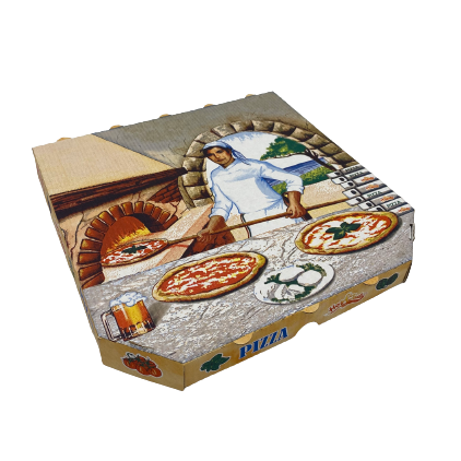 Treviso Pizzakarton 29x29x3cm, VE = 200 Stk.