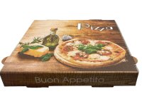Yes Pizzakarton Olio 36 x 36 x 4 cm, weiß, VE = 100...