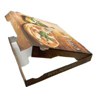 Yes Pizzakarton Olio 40 x 40 x 4 cm, weiß, VE = 50...