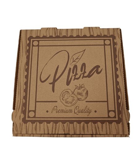 HV Premium Pizzakarton 50 x 50 x 5 cm, braun, VE =  50 Stk.